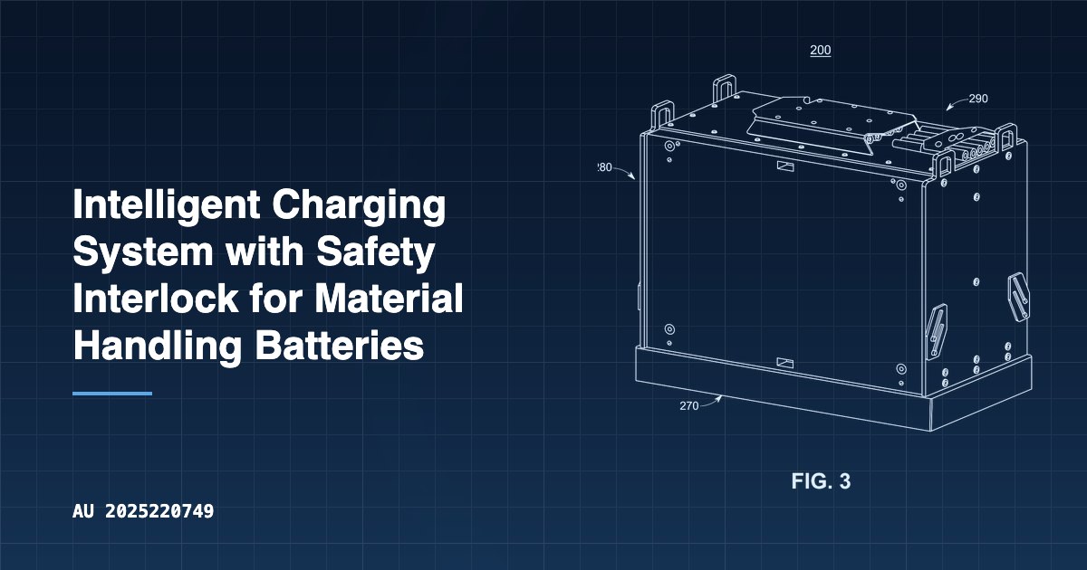 Battery Interlock Support Intelligent Charging System with Safety Interlock for Material Handling ...