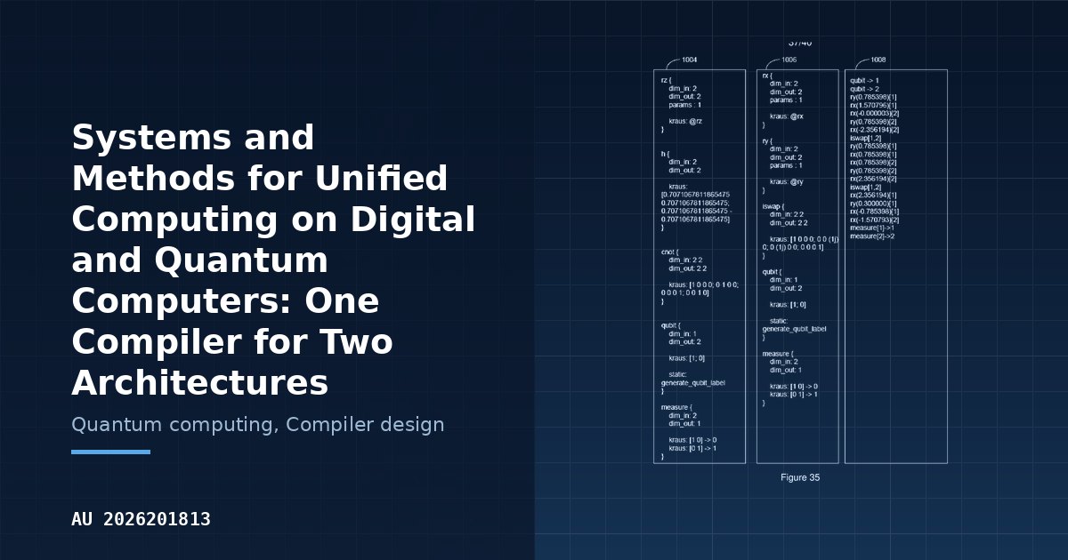 Systems and Methods for Unified Computing on Digital and Quantum ...